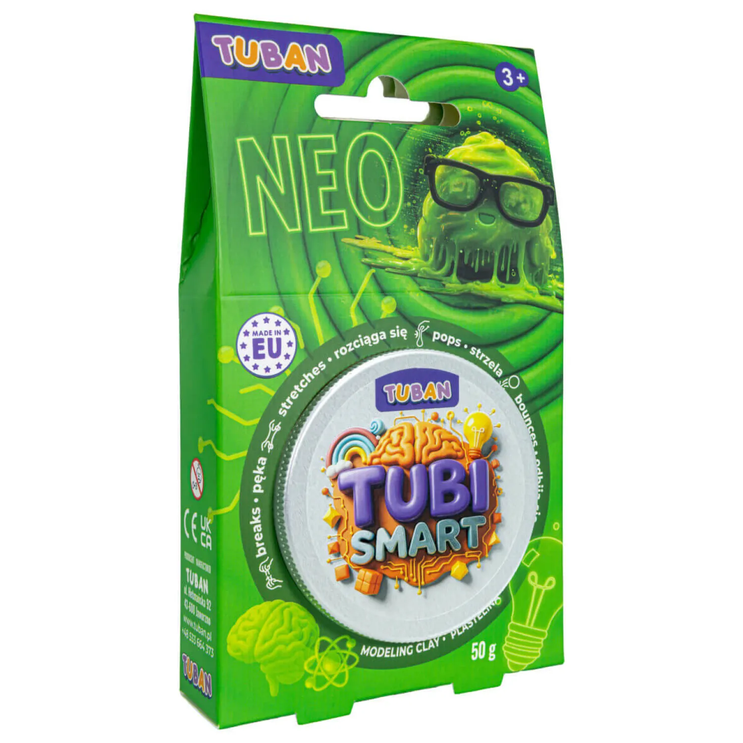 Tuban Plastelina Tubi Smart - NEO, 50g