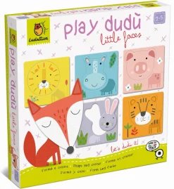 Ludattica PLAY DUDÙ - gra, układanka “czyj to pyszczek?” - kształty, kolory, zwierzęta