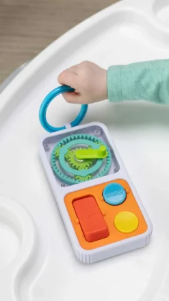Fat Brain Toys PlayTab Sensoryczne Kwadraty - zestaw 3 ze zgarniaczem kuleczek