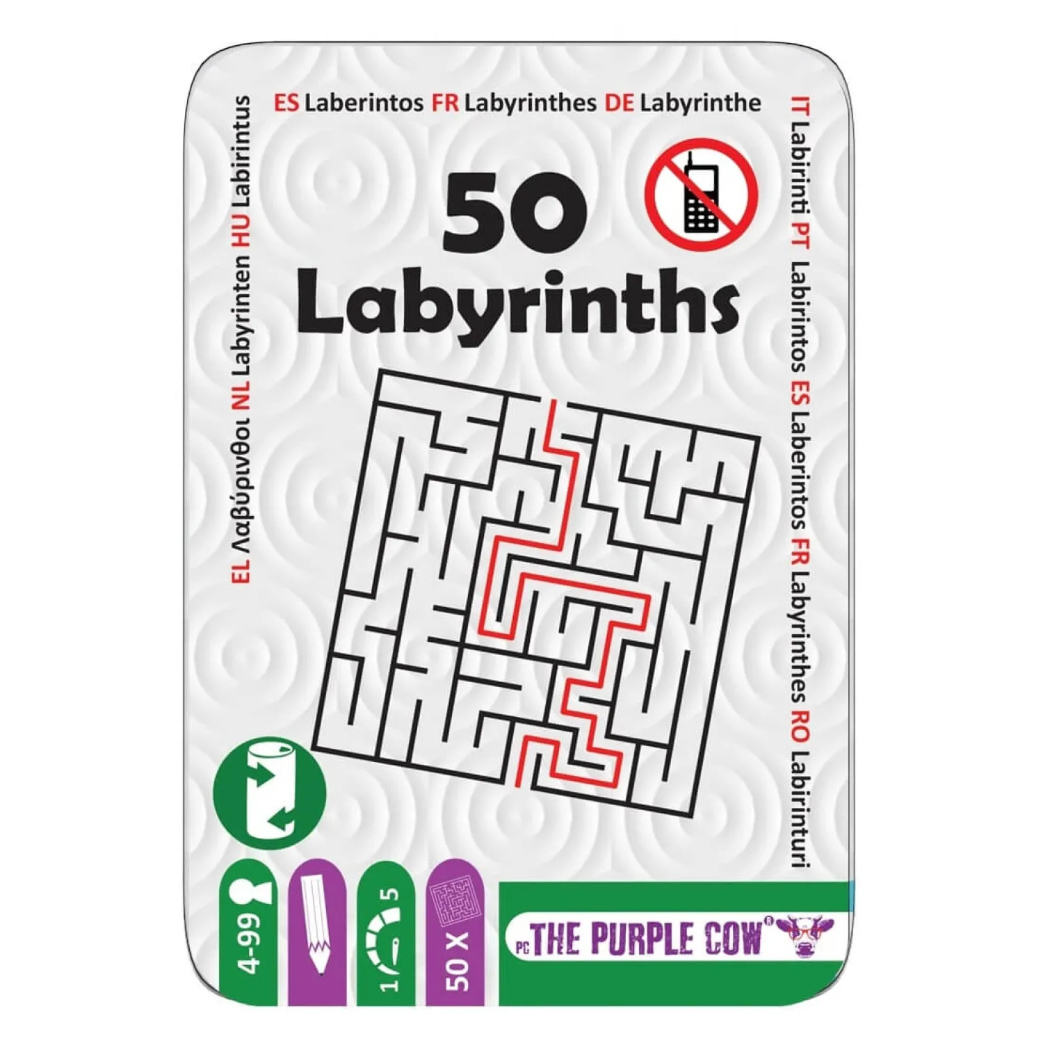 The Purple Cow Podróżne łamigłówki - 50 Labiryntów