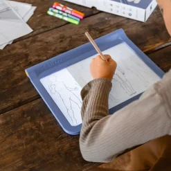 Kidywolf Podświetlany tablet do nauki pisania i rysowania KIDYDRAW-PRO - niebieski