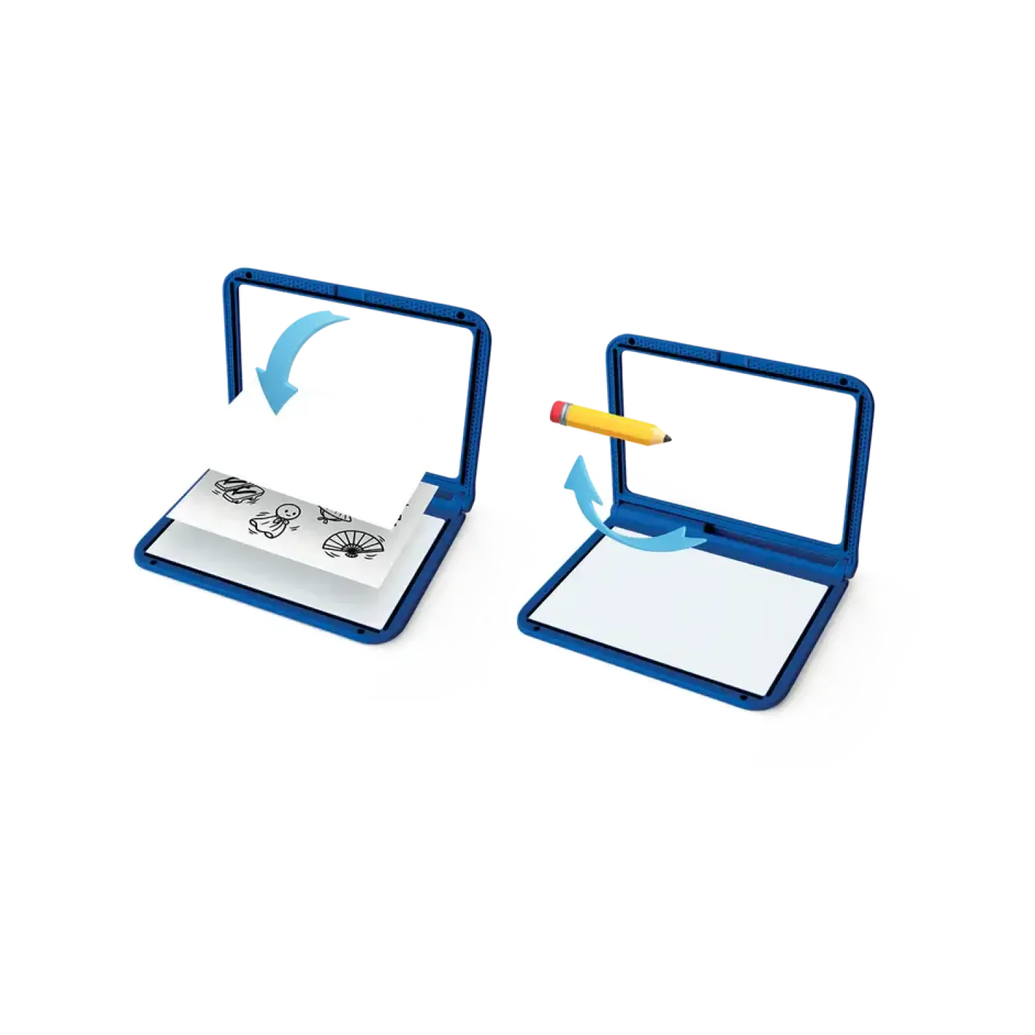 Kidywolf Podświetlany tablet do nauki pisania i rysowania KIDYDRAW-PRO - niebieski