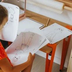 Kidywolf Podświetlany tablet do nauki pisania i rysowania KIDYDRAW-PRO - różowy