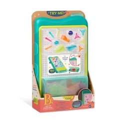 B.Toys Podświetlany tor kulkowy i świetlna tablica artystyczna 2w1