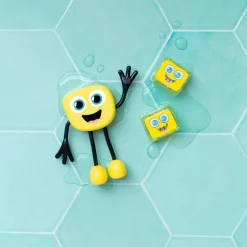 Glo Pals Postać do kąpieli Alex - zestaw z dwiema kostkami sensorycznymi świecącymi w wodzie