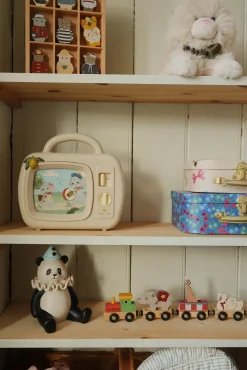 Konges slojd Pozytywka telewizor - lemon