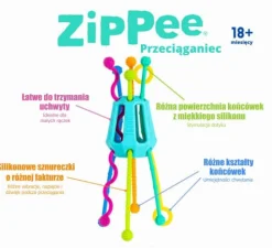 Mobi Przeciąganiec Zippee. Zabawka sensoryczna.