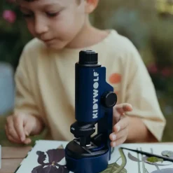Kidywolf Przenośny mikroskop KIDYMICROSCOPE - granatowy