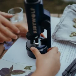 Kidywolf Przenośny mikroskop KIDYMICROSCOPE - granatowy