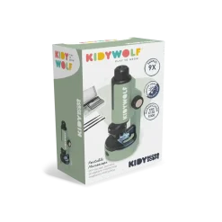 Kidywolf Przenośny mikroskop KIDYMICROSCOPE - zielony