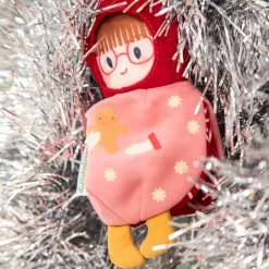 Lilliputiens Przytulanka bombka dwustronna elf - bombka różowa