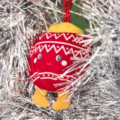 Lilliputiens Przytulanka bombka dwustronna elf - bombka różowa