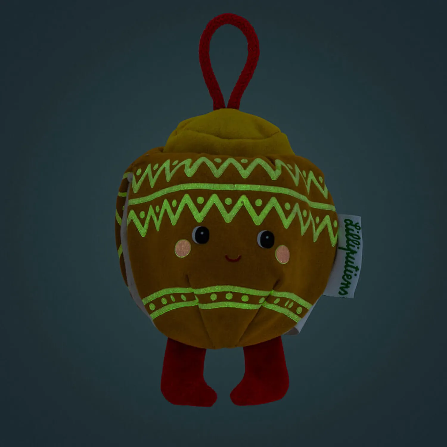 Lilliputiens Przytulanka bombka dwustronna elf - bombka biała