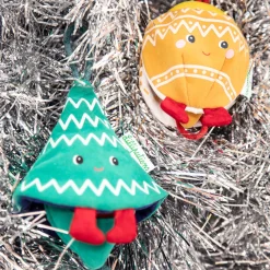Lilliputiens Przytulanka bombka dwustronna elf - choinka niebieska