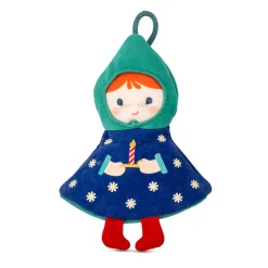 Lilliputiens Przytulanka bombka dwustronna elf - choinka niebieska