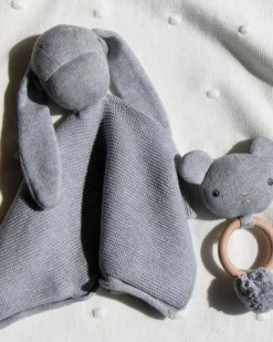 Effiki Przytulanka Doudou z bawełny organicznej - Szarość