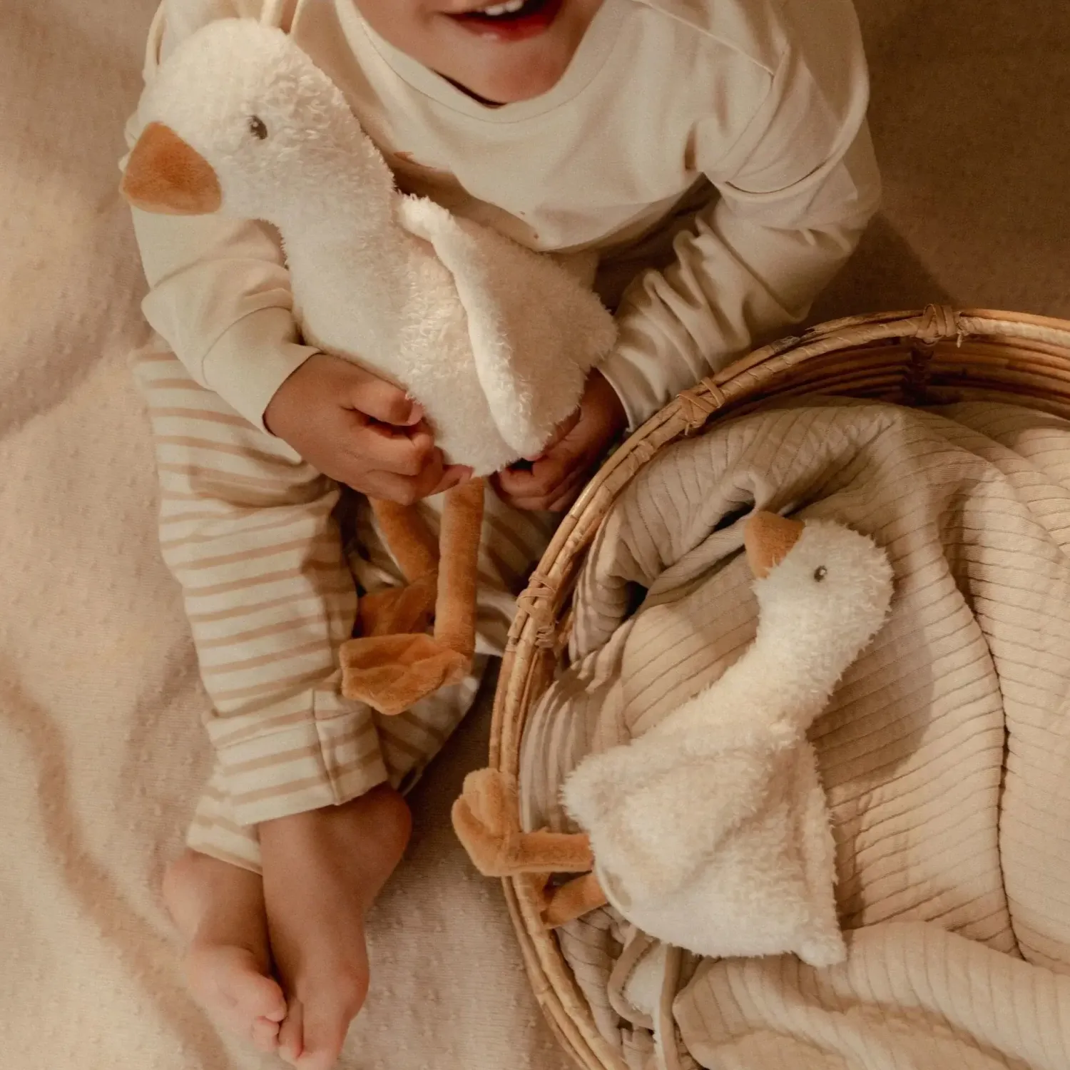 Little Dutch Przytulanka gąska 25 cm Newborn Naturals
