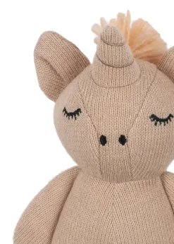 Konges slojd Przytulanka sensoryczna Mini Jednorożec - rose swan