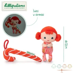 Lilliputiens Przytulanka świąteczny elf Holy
