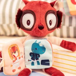 Lilliputiens Przytulanka z książeczką Lemur Elvis 6m+