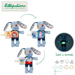 Lilliputiens Przytulanka z książeczką Piesek Jules 6 m+