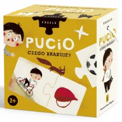 Wydawnictwo Nasza Księgarnia Pucio. Puzzle: Czego brakuje?