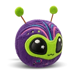 Bouncibles Puszysta piłeczka Zoggo - Purple Alien