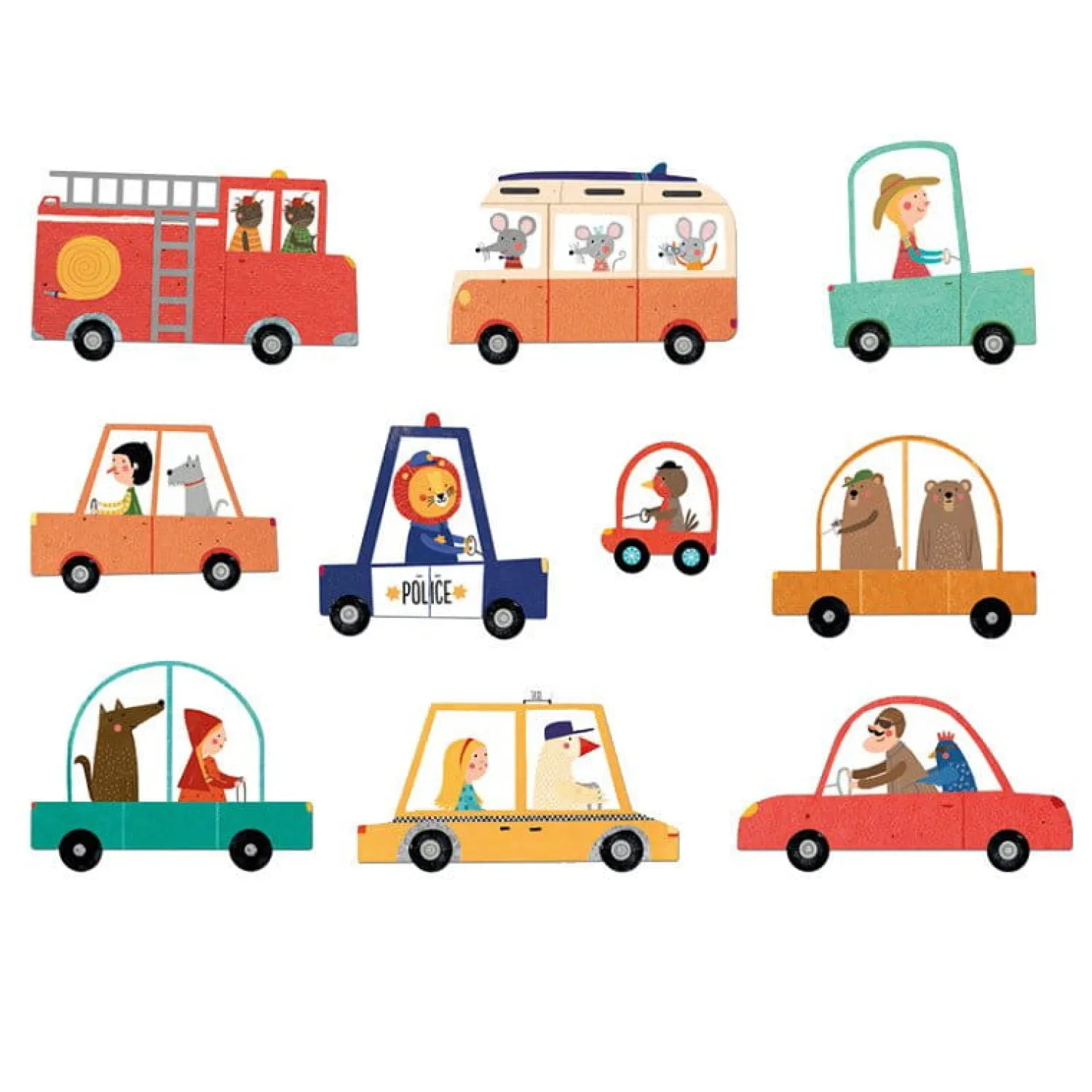 Londji Puzzle dla dzieci, BEEP BEEP!
