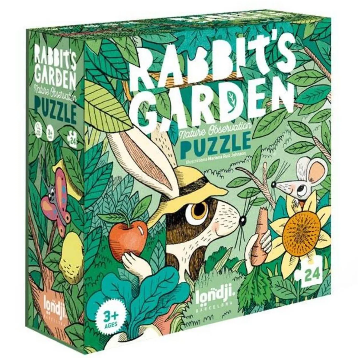 Londji Puzzle dla dzieci Ogród Króliczków