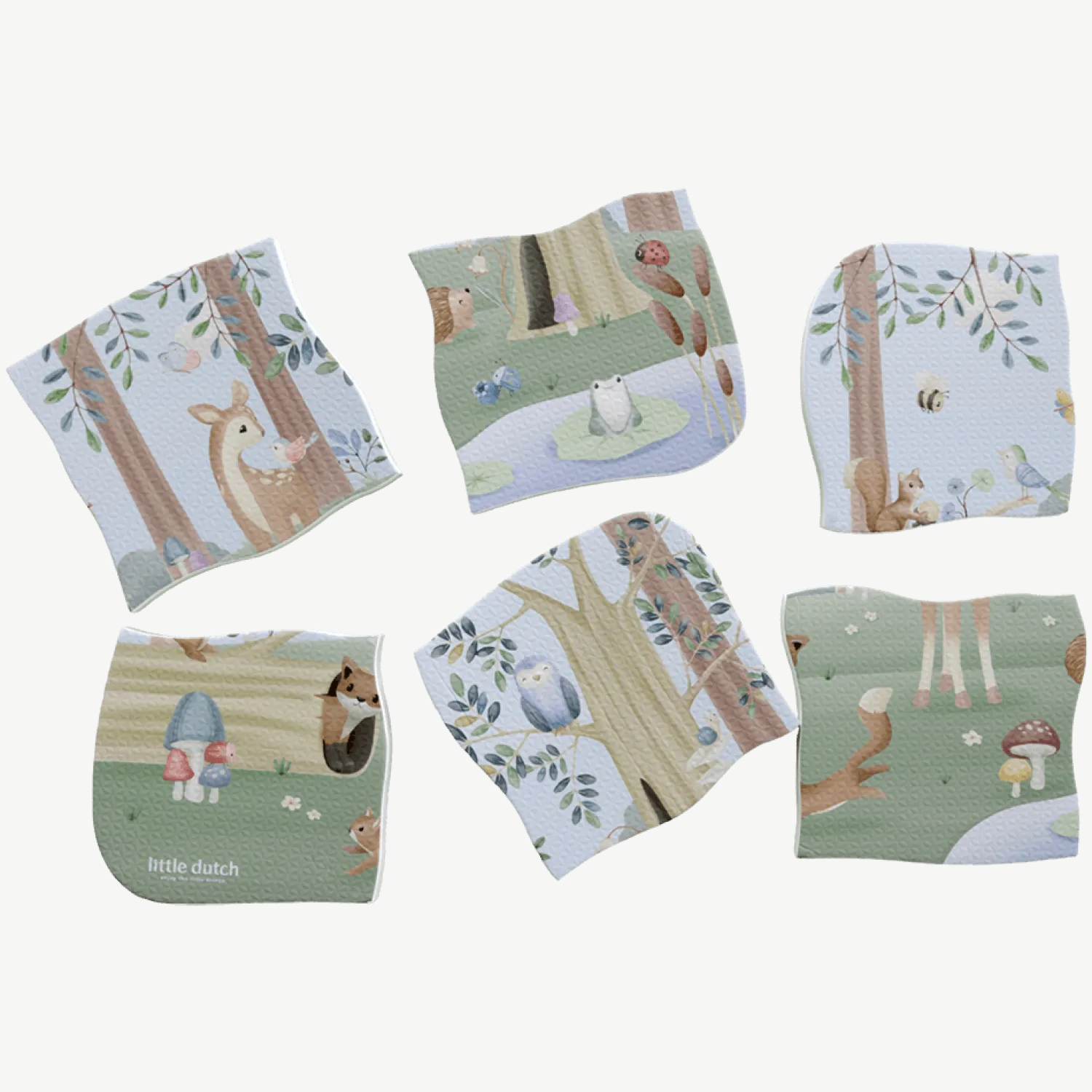 Little Dutch Puzzle do kąpieli Forest Friends