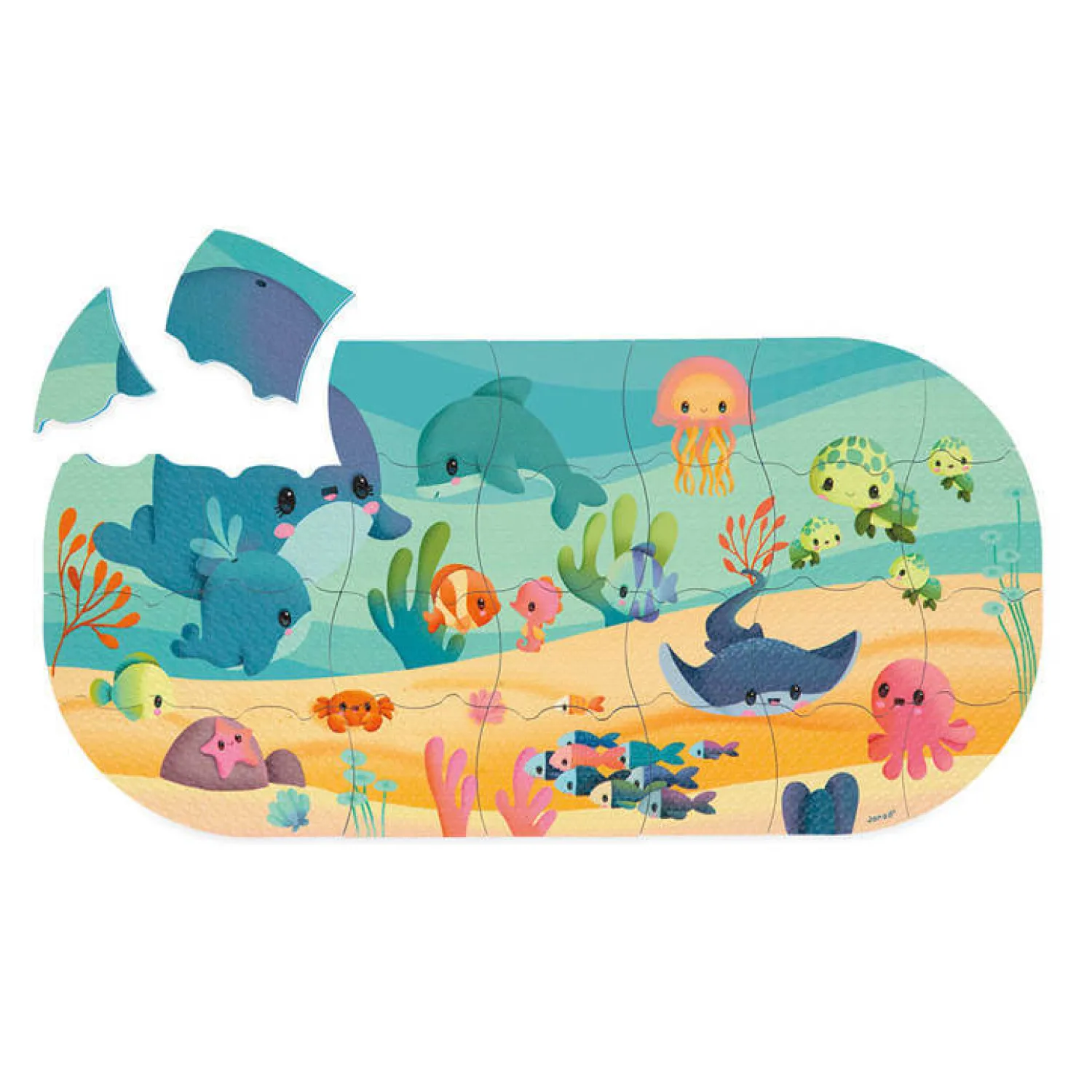 Janod Puzzle do kąpieli Ocean 28 elementów 3+