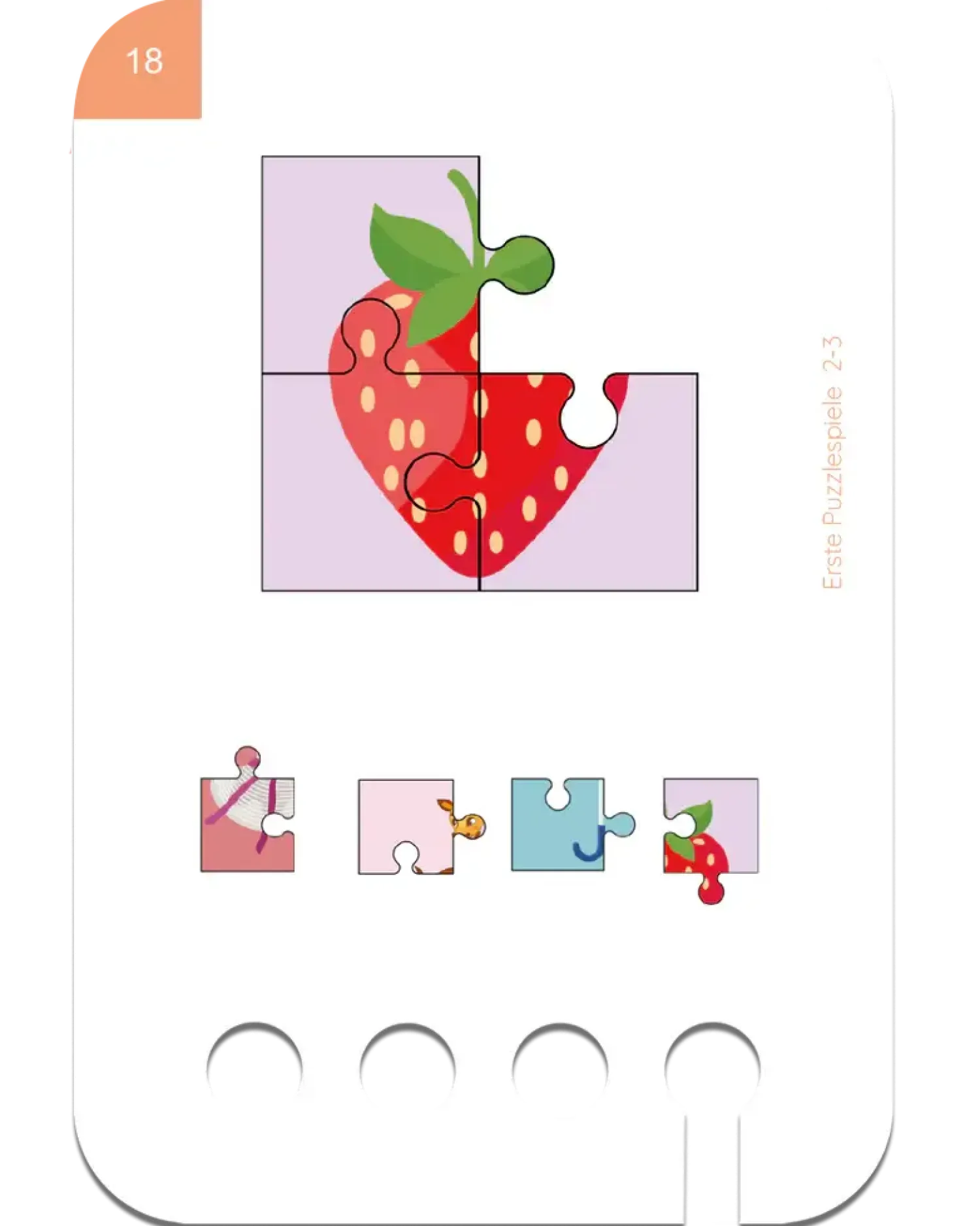 WiemTo Puzzle Dopasuj Element. Karty dla dzieci 2-3 latka