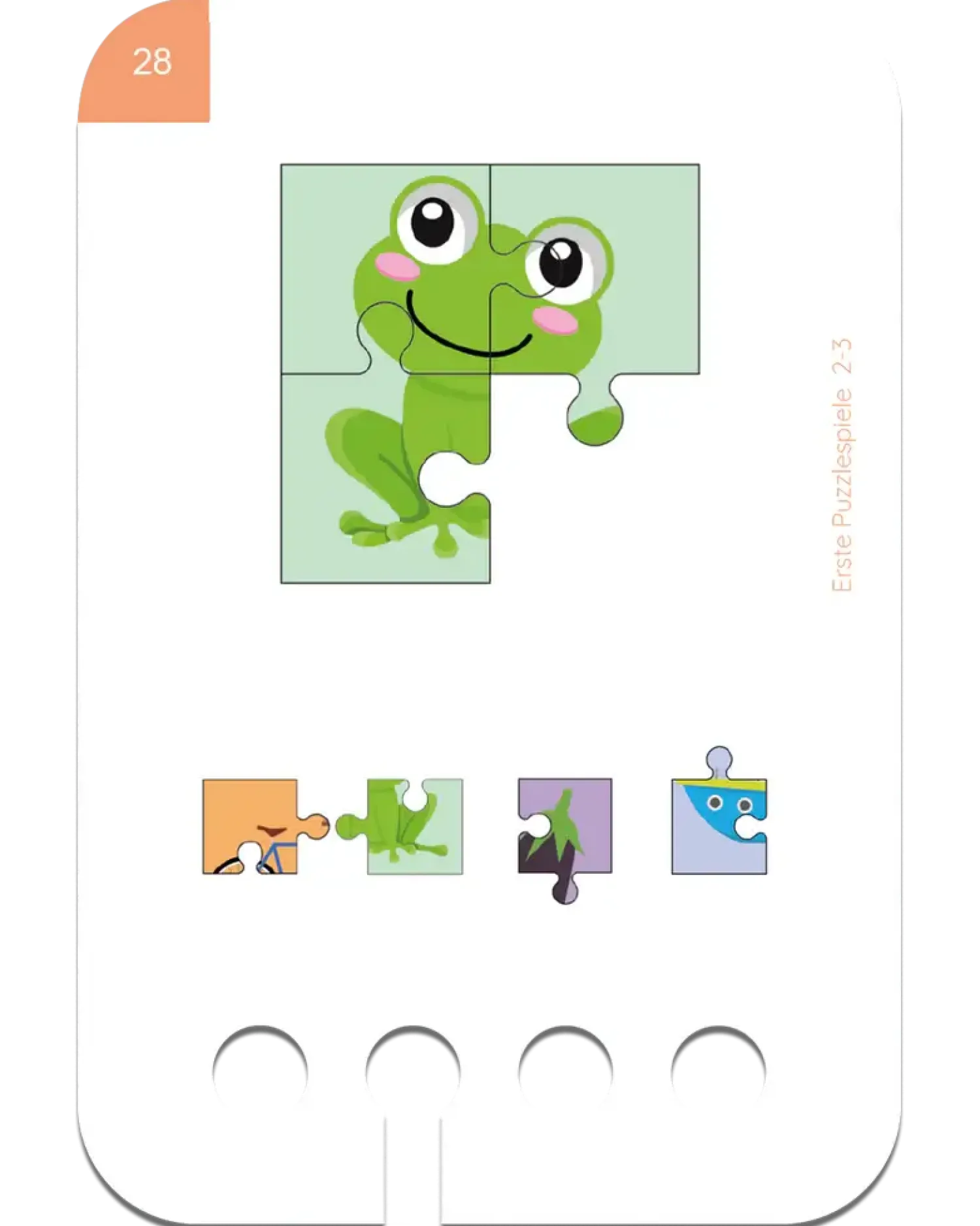 WiemTo Puzzle Dopasuj Element. Karty dla dzieci 2-3 latka