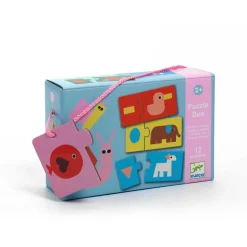 Djeco Puzzle duo KSZTAŁTY I ZWIERZĘTA