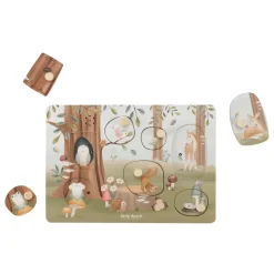 Little Dutch Puzzle dźwiękowe Forest Friends FSC