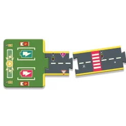 Djeco Puzzle kartonowe drogi ulice CRAZY MOTORS