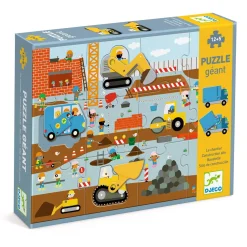 Djeco Puzzle kartonowe gigant PLAC BUDOWY