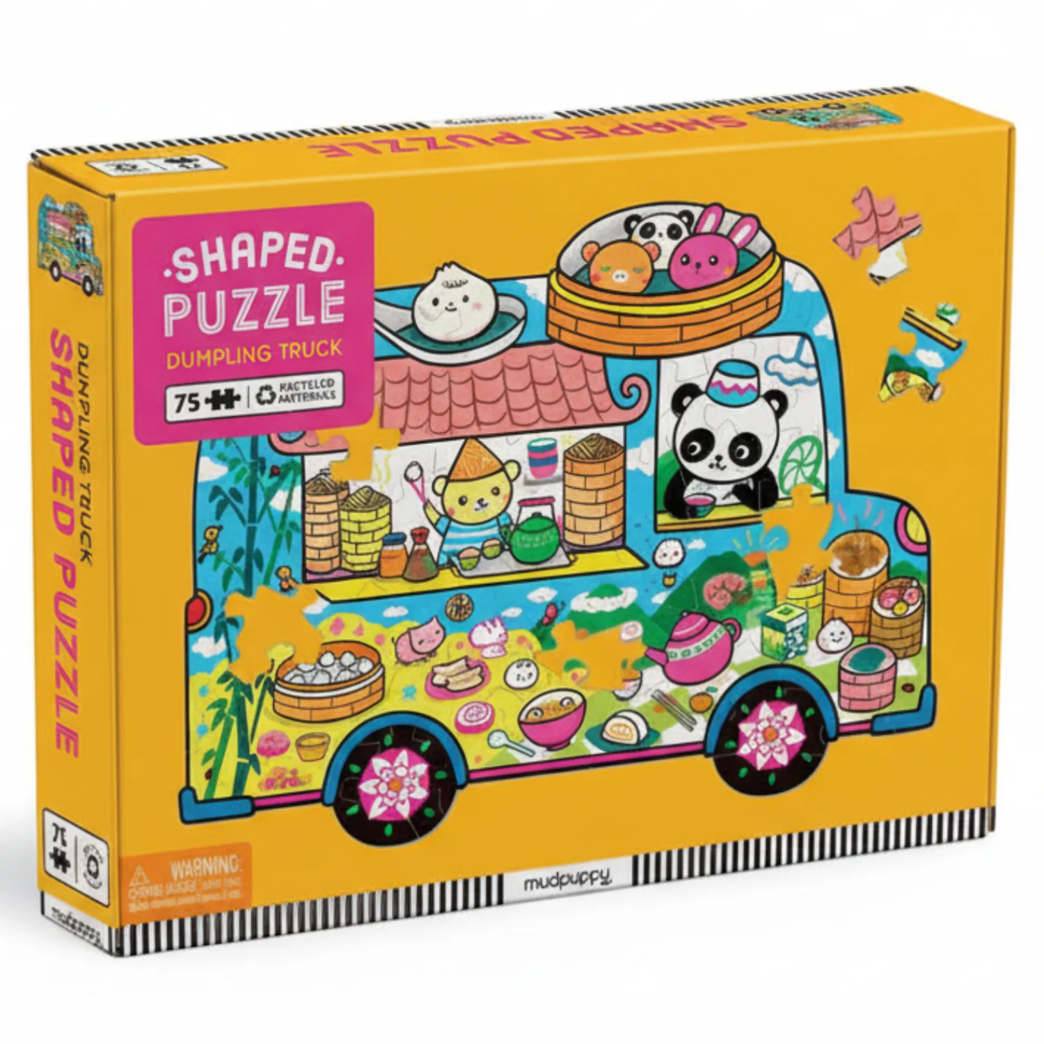 Mudpuppy Puzzle konturowe Food Truck 75 elementów 5+