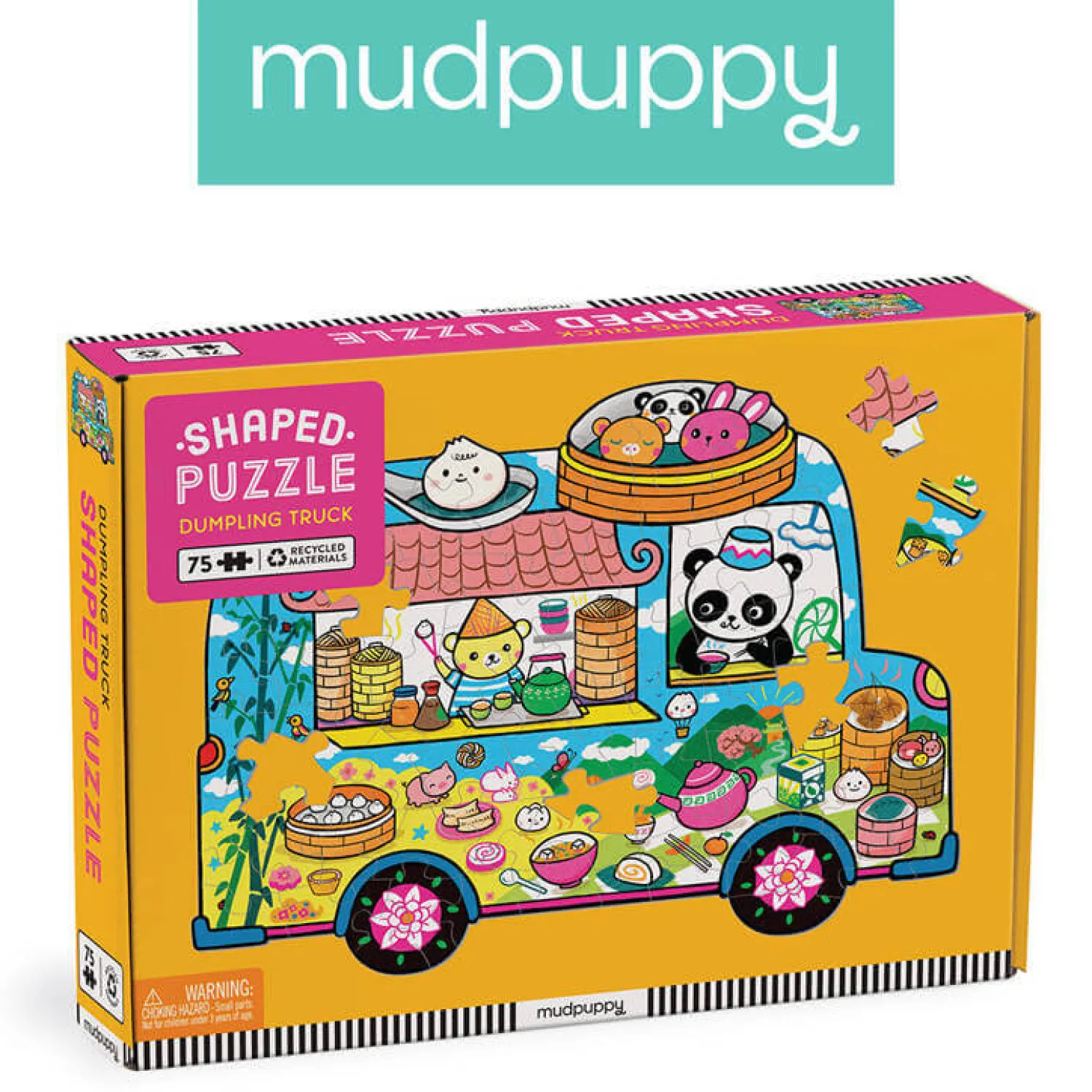 Mudpuppy Puzzle konturowe Food Truck 75 elementów 5+