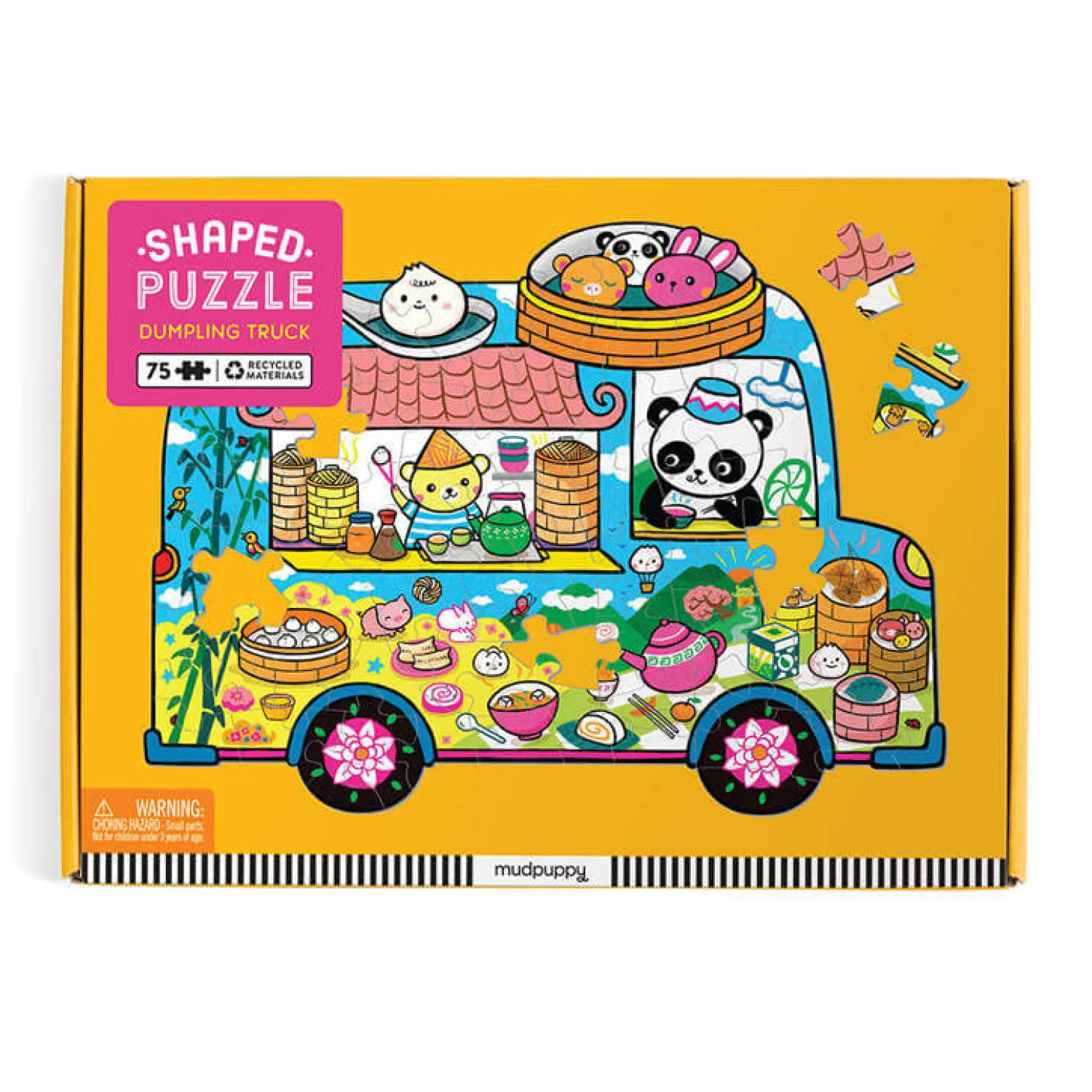 Mudpuppy Puzzle konturowe Food Truck 75 elementów 5+