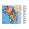 Mudpuppy Puzzle konturowe Mapa Afryki 70 elementów 5+