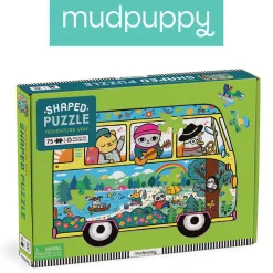 Mudpuppy Puzzle konturowe Van podróżniczy 75 elementów 5+
