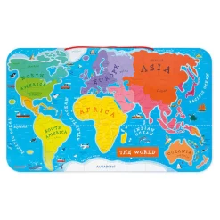Janod Puzzle magnetyczne Mapa świata