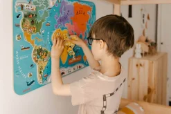 Janod Puzzle magnetyczne Mapa świata