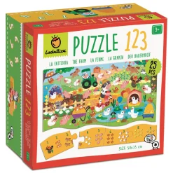 Ludattica Puzzle 123 – MATEMATYCZNE puzzle dla najmłodszych – WIEŚ