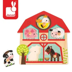 Janod Puzzle muzyczne Mieszkańcy farmy
