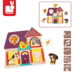 Janod Puzzle muzyczne Moi mali przyjaciele