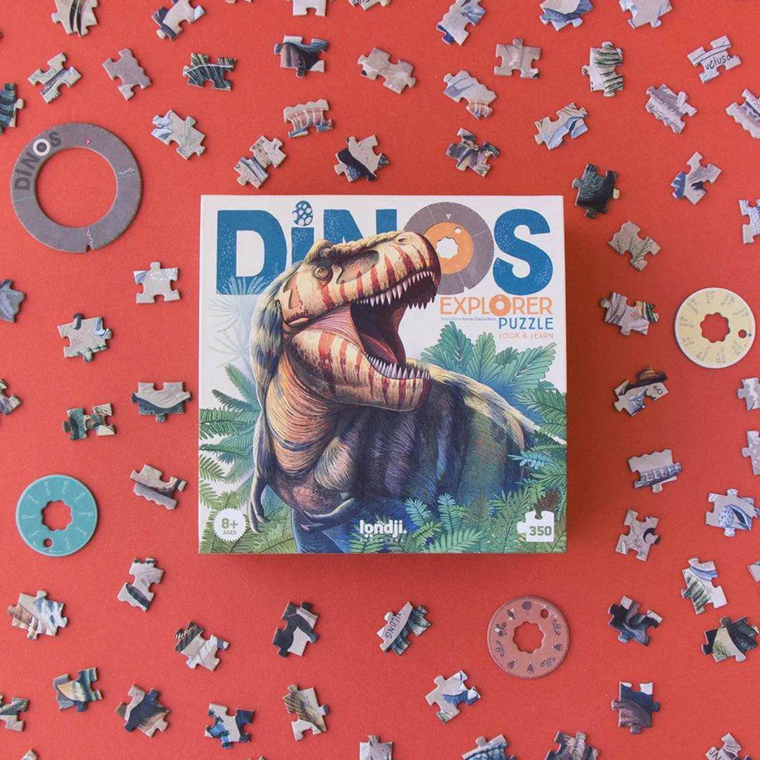 Londji Puzzle obserwacyjne Dinozaury