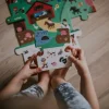Janod Puzzle obserwacyjne w walizce Farma 24 elementy 3+