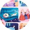 Djeco Puzzle opowieść - KOPCIUSZEK 54 el.